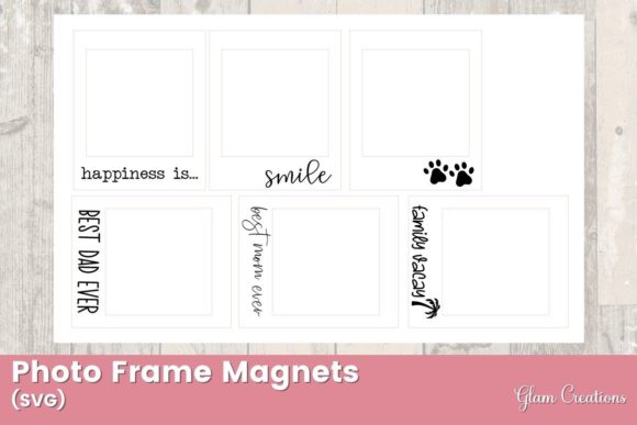 Photo Frame Magnets: A Designer’s Take on Graphics and Crafts